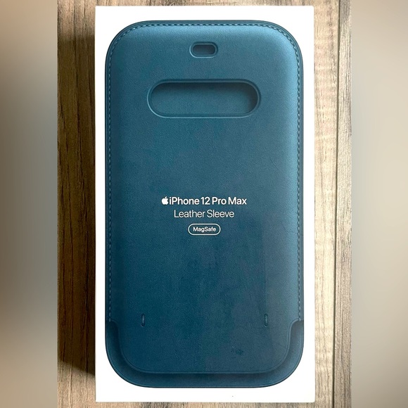 Blue Iphone Apple Baltic Blue Case IPhone 12 Pro Max Apple Leather